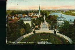 Litho Hanau Panorama Vom Schloß Philippsruhe 16.5.1914 - Hanau