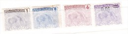 GUYANE FRANCAISE 1904-07  YT  49 50 51 91    *  MH     TB - Nuovi