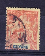 GUYANE FRANCAISE 1892  YT  39    COTE 18     TB - Usati