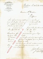 Brief 1900 RENKUM Bij ARNHEM - W. SANDERS Tzn. - Papierfabriek - Nederland