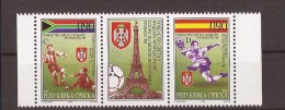 1998  73-104 FUSSBALL BOSNIA REPUBLIKA SRPSKA  SUD AFRIKA SPANIEN   WELTMEISTERSCHAFT FRANKREICH MNH LUX - Ongebruikt