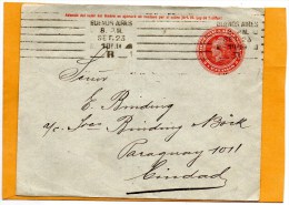 Argentina Old Cover Mailed - Entiers Postaux