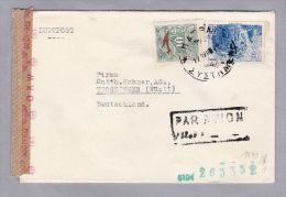 Griechenland 1941-04-17 Patras-Luftpost-Zensur-Brief Nach Trossingen DE - Storia Postale