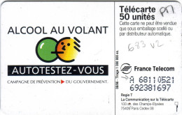 Télécarte SECURITE ROUTIERE F683. 970.V2 SO3  50 Unités Vide état TTB   COTATION 10€ Bien Lire Descriptif ! - 1996