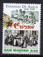 SAN MARINO 2008  De Amicis "Cuore" € 0,60 Usato / Used - Usados