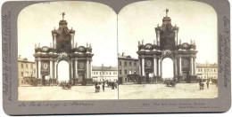 PHOTO-STEREO-ORIGINAL-VIN TAGE-1904-RUSSIA-MOSCOW-R ED GATE-G.W.GRIFFITH-TOP-LOO K AT 2 SCANS-PERFECT CONDITION! ! - Visionneuses Stéréoscopiques