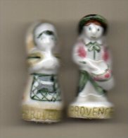 Fèves Duo LES PROVINCES DE FRANCE 1993 - Couple De PROVENCE - Région