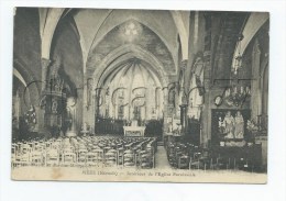 Mèze (34) : L´intérieur De L´église En 1910  PF. - Mèze