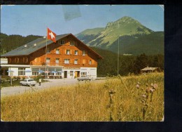 F1696 Les Paccots Sur Châtel Saint Denis. Hotel Restaurant De  Ermitage - Auto Cars Voitures - Châtel-Saint-Denis