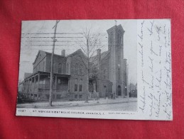 New York > Long Island  Jamaica    St Monica's Catholic Church  1909  Cancel       Ref 1243 - Long Island