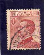 ITALIA REGNO ITALY KINGDOM 1917 1920 EFFIGIE RE VITTORIO EMANUELE KING EFFIGY CENT 60 USATO USED - Oblitérés