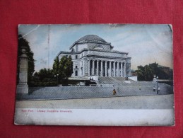 New York > New York City > Manhattan Library Columbia University 1908 Cancel   Ref 1243 - Manhattan