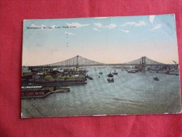 New York > New York City > Manhattan  Manhattan Bridge  1912 Cancel     Ref 1243 - Manhattan