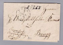 Heimat AG BÖZEN 1862-11-07 Langstempel Auf Armensache Nach Brugg B.O.M. - ...-1845 Precursores