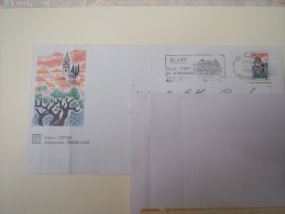 Pret à Poster - Ane, Santons, Eglise, Arbres - Auray - 1998 - France - Donkeys