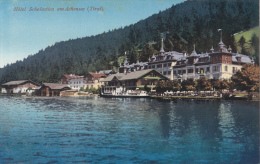 B78820 Austria Hotel Scholastica Am Achesee Tirol 1911 Front/back Image - Achenseeorte