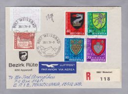 Schweiz Automatenmarken 1979-11-28 Weissbad R-Vorderseite Mit  Zu# 1 IV "A4" - Automatic Stamps