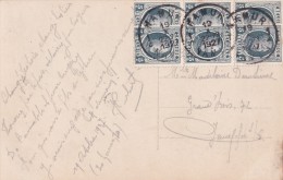 A27 - Carte Postale De 1927 - Cob 6x 193 - Covers & Documents
