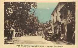 Vaucluse - A394 - Sarrians-montmirail - La Place Jean Jaurès - Carte  Bon état - - Sarrians