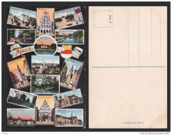 MUNSTER MULTI VIEW OLD POSTCARD - D6613 - Muenster