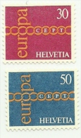 1971 - Svizzera 882/83 Europa C3128 - Nuovi