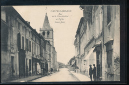 82 -- Castelsarrasin -- Rue De La Constitution Et Eglise Saint - Jean - Castelsarrasin