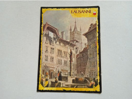 CARTOLINA: LAUSANNE - VIAGGIATA - F/G - COLORI - LEGGI - Colecciones Y Lotes