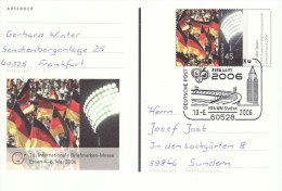 GERMANY 2006 FOOTBALL WORLD CUP GERMANY POSTCARD WITH POSTMARK  / A 10/ - 2006 – Alemania