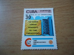 Kuba: MiNr.2714 Weltkommunikationsjahr 1983 - Neufs