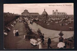 RB 982 -  1923 Postcard Lady & Pram In Wellington Gardens - Great Yarmouth - Norfolk - Great Yarmouth