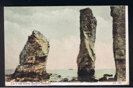 RB 982 -  1904 Postcard - The Old Harry Rocks - Studland Dorset - Good Swanage 845 Duplex Postmark - Swanage