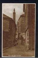 RB 982 - Early Real Photo Postcard - Norway Lane  & Washing Line - St Ives Cornwall - St.Ives