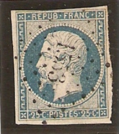 Yvert 10 Obl - 1852 Luis-Napoléon