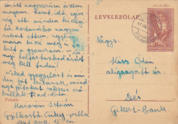 POSTCARD, EAGLE, 1941, POSTAL STATIONERY, ROMANIA - Cartas & Documentos