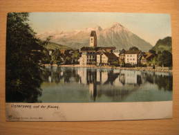 UNTERSEEN Und Der Niesen Mountain Mountains Post Card Switzerland Suisse - Unterseen