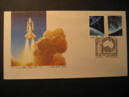 Melbourne 1986 AUSSAT Satellite Space Spatial Astronomy Cosmos Australia Cover - Ozeanien