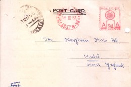 India Meter Franking  - 1953 -bombay - Greaves Cotton & Cromption Parkinson Limited - Covers & Documents