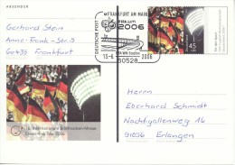 GERMANY 2006 FOOTBALL WORLD CUP GERMANY POSTCARD WITH POSTMARK  / A 21/ - 2006 – Alemania