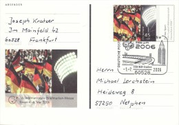 GERMANY 2006 FOOTBALL WORLD CUP GERMANY POSTCARD WITH POSTMARK  / A 29/ - 2006 – Allemagne