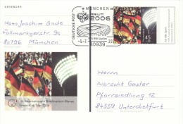 GERMANY 2006 FOOTBALL WORLD CUP GERMANY POSTCARD WITH POSTMARK  / A 30/ - 2006 – Allemagne