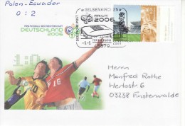 GERMANY 2006 FOOTBALL WORLD CUP GERMANY COVER WITH POSTMARK  / A 35/ - 2006 – Allemagne