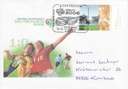 GERMANY 2006 FOOTBALL WORLD CUP GERMANY COVER WITH POSTMARK  / A 36/ - 2006 – Germania