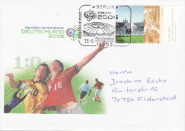 GERMANY 2006 FOOTBALL WORLD CUP GERMANY COVER WITH POSTMARK  / A 37/ - 2006 – Alemania