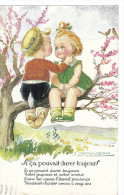 Cp ILLUSTRATEUR Illustration De MAUZAN JEUNESSE ET AMOUR TOUJOURS  (  Enfant POEME ) - Mauzan, L.A.