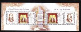 The First Yiddish Theatre In The World 1879 - Iasi Romania Blok 2009 MNH - Unused Stamps
