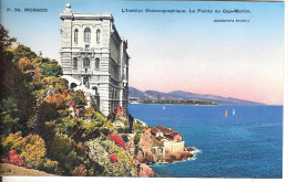 MONACO - L INSTITUT OCEANOGRAPHIQUE LA POINTE DU CAP MARTIN - Ozeanographisches Museum