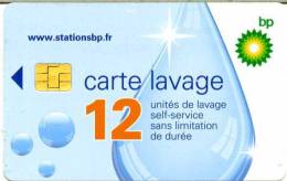 @+ Carte De Lavage BP  - 12 UNITES - Puce 1 - Lavage Auto
