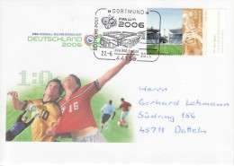 GERMANY 2006 FOOTBALL WORLD CUP GERMANY COVER WITH POSTMARK  / A 43/ - 2006 – Deutschland