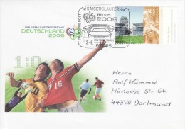 GERMANY 2006 FOOTBALL WORLD CUP GERMANY COVER WITH POSTMARK  / A 44/ - 2006 – Duitsland