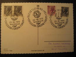 Taormina 1972 LIONS Europa Europe Italy Italia Italie Post Card - Rotary, Lions Club